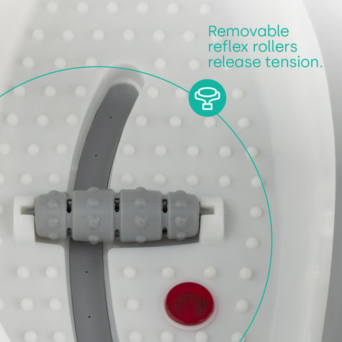 Foot Spa with Massage Rollers - Grey